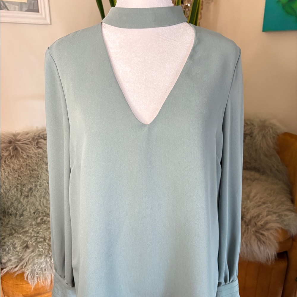 Elegant Women's Sage Blouse